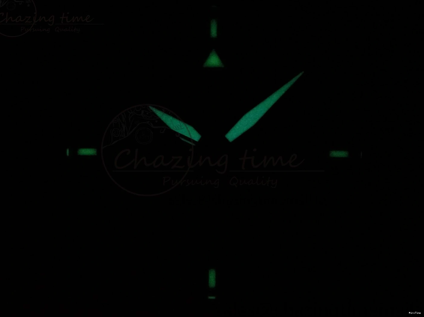 MIROTIME 0102 Pilot Mark XX BLSF 1:1 Best Edition Black Blue Dial on Blue Rubber Strap MIYOTA Sleek 6989